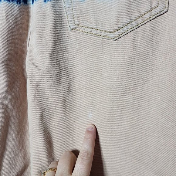 NWT BDG Womens Puddle High Waist Wide Leg Jeans Size 24 Tie Dye Casual School - Picture 4 of 14